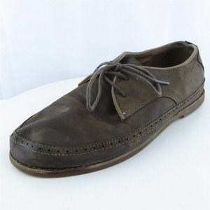 Olukai Men Sneaker Shoes‎ Honolulu Lace Brown Leather Tie Size 11 Medium (D, M)
